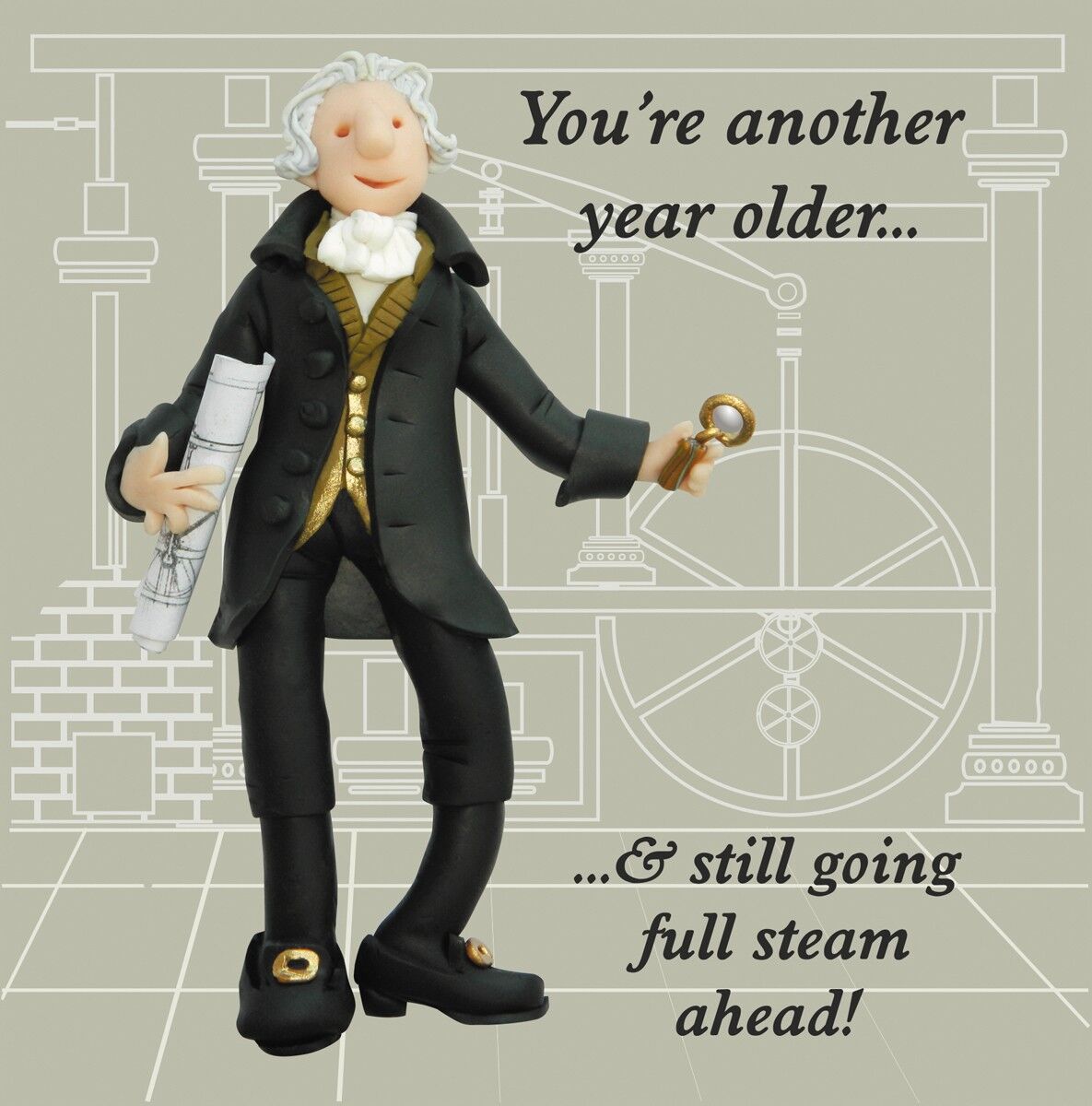 Biglietto d'auguri per la storia di James Watt di Erica Sturla