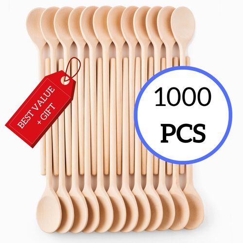 Mr. Woodware - Craft Wooden Spoons Bulk – 12 Inch – Set of 1000