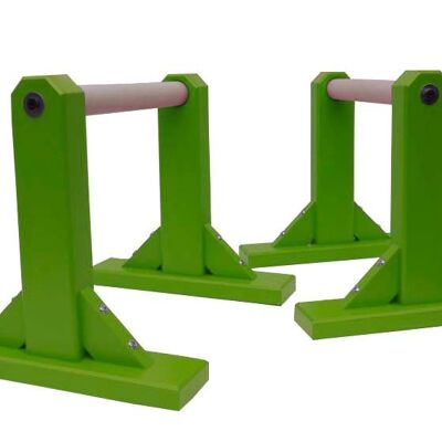 Pair of Tall Paralettes - Green (QBS313)