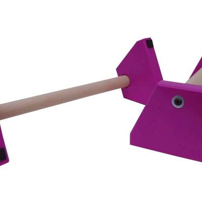Pair of Standard Paralettes - 500mm - Purple (QBS485)