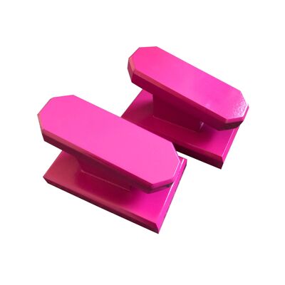 Pair of Yoga Blocks - Hot Pink (QBS656)