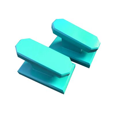 Pair of Yoga Blocks - Turquoise Green (QBS657)