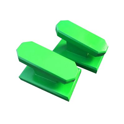 Pair of Yoga Blocks - Green (QBS659)