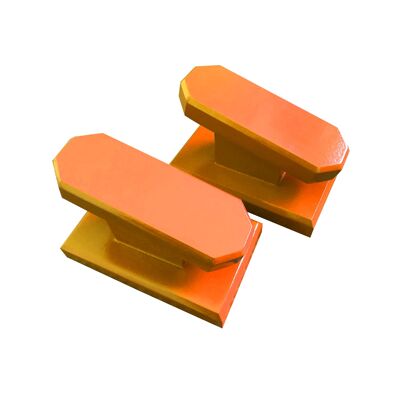 Pair of Yoga Blocks - Orange (QBS660)