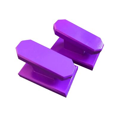 Pair of Yoga Blocks - Purple (QBS665)