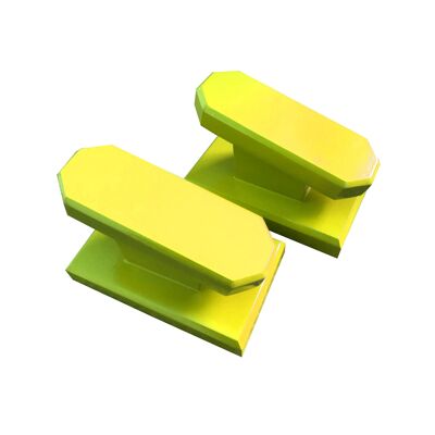Pair of Yoga Blocks - Yellow (QBS667)