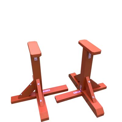 Pair of Pedestal Strength Trainers - Octagonal Grip - REDUCED GRIP SIZE - Orange (QBS673)