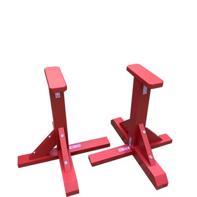 Pair of Pedestal Strength Trainers - Octagonal Grip - REDUCED GRIP SIZE - Red (QBS674)