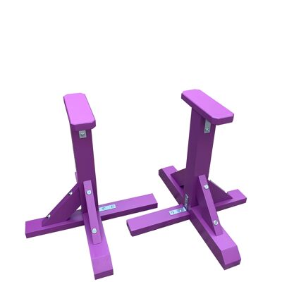 Pair of Pedestal Strength Trainers - Octagonal Grip - REDUCED GRIP SIZE - Grey (QBS675)