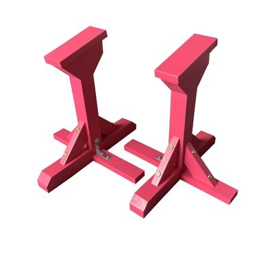 Pair of Angled Pedestal Strength Trainers - Rectangle Grip (QBS729)