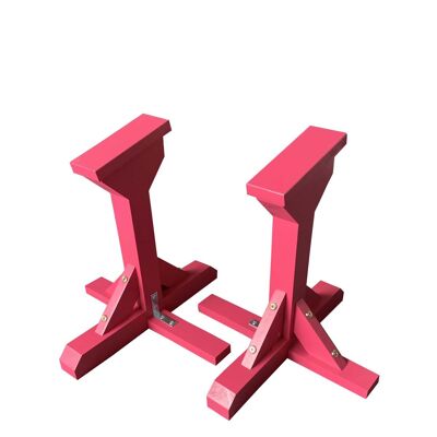 Pair of Angled Pedestal Strength Trainers - Rectangle Grip (QBS729)