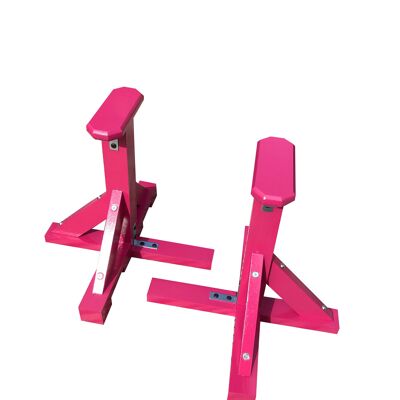 Pair of Pedestal Strength Trainers - Octagonal Grip - Hot Pink (QBS742)