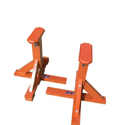 Pair of Pedestal Strength Trainers - Octagonal Grip - Orange (QBS746)