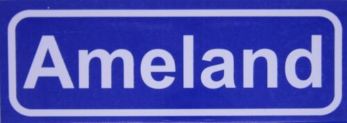 Fridge Magnet Town sign Ameland