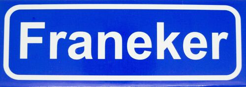 Fridge Magnet Town sign Franeker