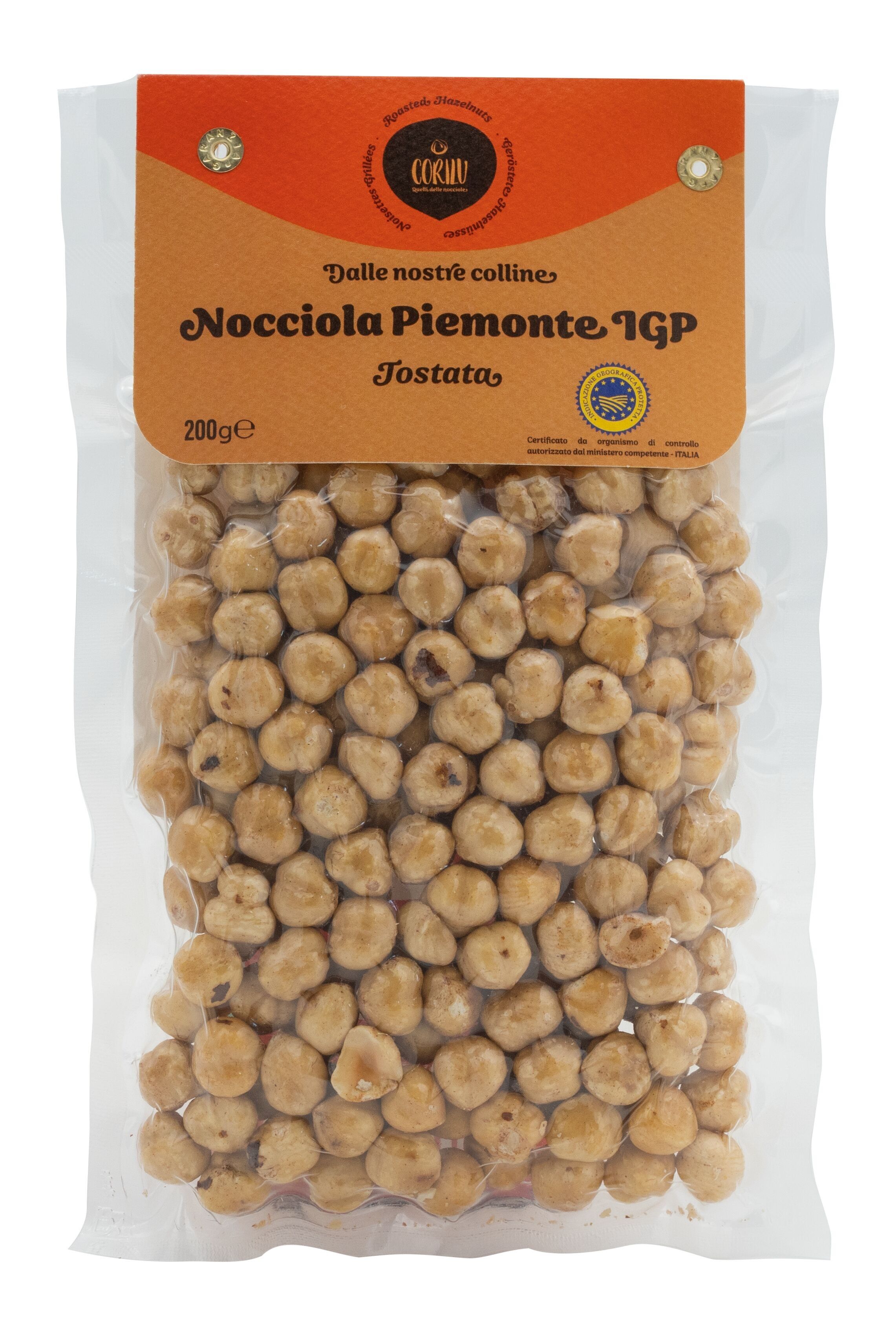 Toasted IGP Piedmont Hazelnuts g. 200