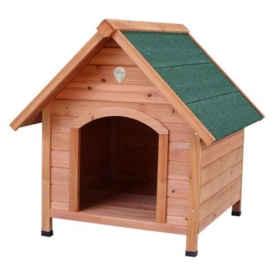 WOODEN DOG HOUSE L78*W88*H81CM ORANGE