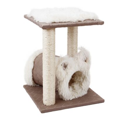 LONG FUR CAT TREE 01 40*40*49CM