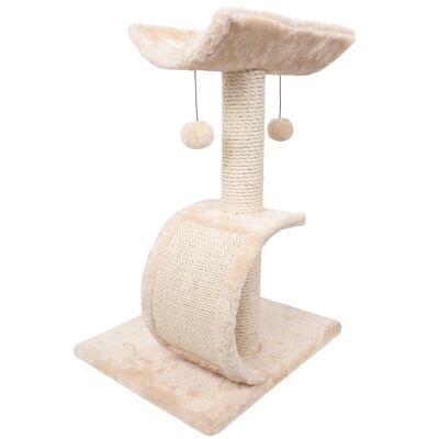 CAT TREE L41*W35*H60CM BEIGE