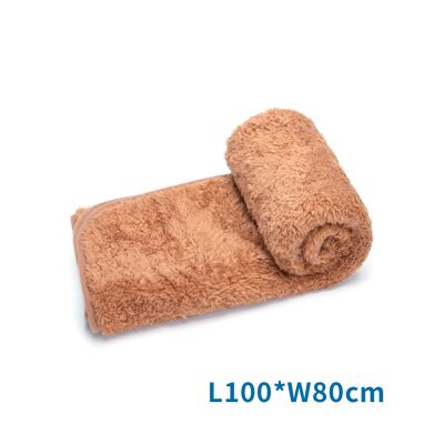 PET BLANKET L100*W80CM BROWN