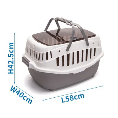 PORTABLE TRAVEL PET HOUSE L58*W40*H42.5CM GRAY