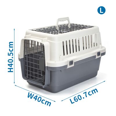 TRANSPORT CARRIER L60.7*W40*H40.5CM GRAY WHITE&COOL GRAY