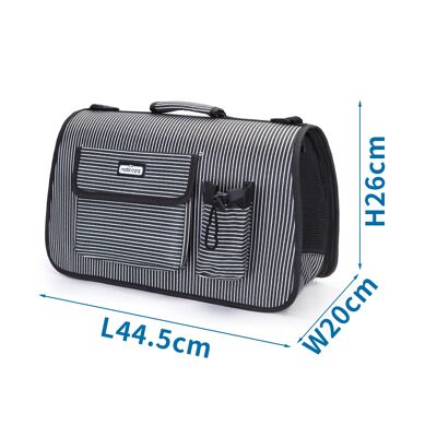 PET BAG W44.5*H26*D20CM BLACK