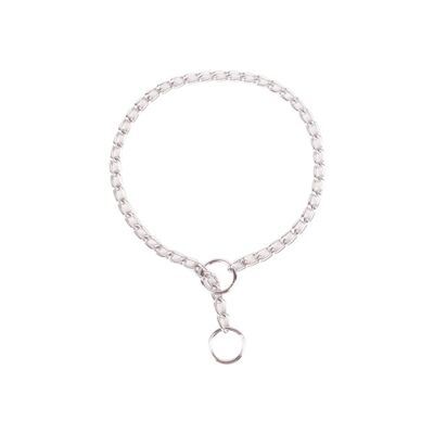 DOUBLE DOG CHOKE CHAIN 0.35 D0.35*L55CM SILVER