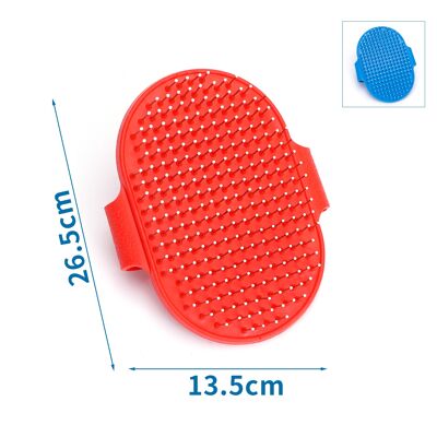 BATH BRUSH L26.5*W13.5CM BLUE,RED