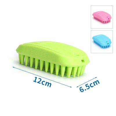 MASSAGE BRUSH L12*W6.5CM BLUE,GREEN,PINK