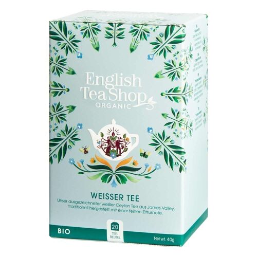 English Tea Shop - Weißer Tee, BIO, 20 Teebeutel