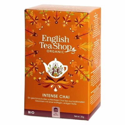 English Tea Shop - Intense Chai, BIOLOGICO, 20 bustine di tè