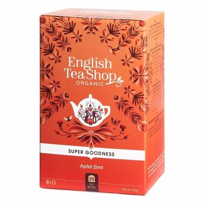 English Tea Shop - Mela Cannella, BIOLOGICA, 20 bustine di tè