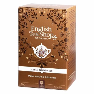 English Tea Shop - Mate, Cacao y Coco, ORGÁNICO, 20 bolsitas de té