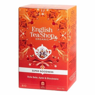 English Tea Shop - Beetroot, Apple & Blueberry, ORGANIC, 20 tea bags