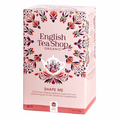 English Tea Shop - Shape Me, té de bienestar BIO, 20 bolsitas de té