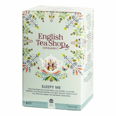 English Tea Shop - Sleepy Me, té de bienestar ORGÁNICO, 20 bolsitas de té