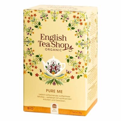 English Tea Shop - Pure Me, té de bienestar ORGÁNICO, 20 bolsitas de té