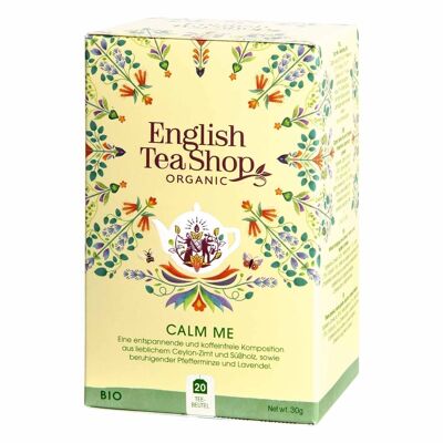 English Tea Shop - Calm Me, ORGANIC wellness tea, 20 tea bags