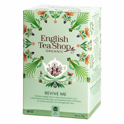 English Tea Shop - Revive Me, ORGANIC wellness tea, 20 tea bags