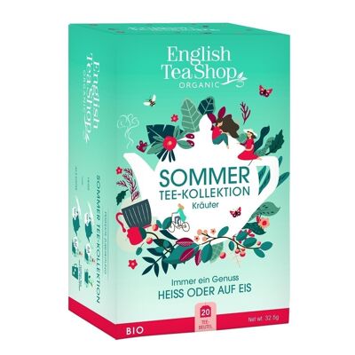 English Tea Shop - Collezione di tè estivi Erbe, BIO, 20 bustine di tè, 4 varietà