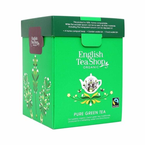 English Tea Shop - Grüner Tee, BIO Fairtrade, Loser Tee, 80g Box