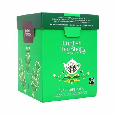 English Tea Shop - Thé Vert, Bio Fairtrade, Thé en Vrac, Boîte de 80g
