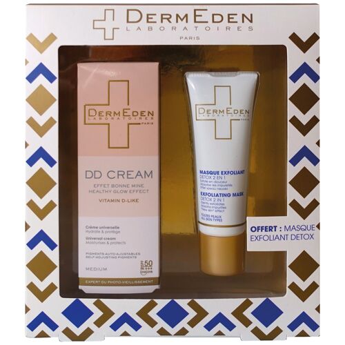 COFFRET DD CREAM SPF 50 | MASQUE EXFOLIANT