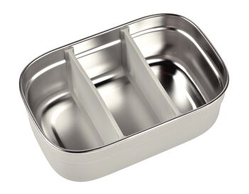 BEABA, Boîte repas inox gris velours/vert sauge 8