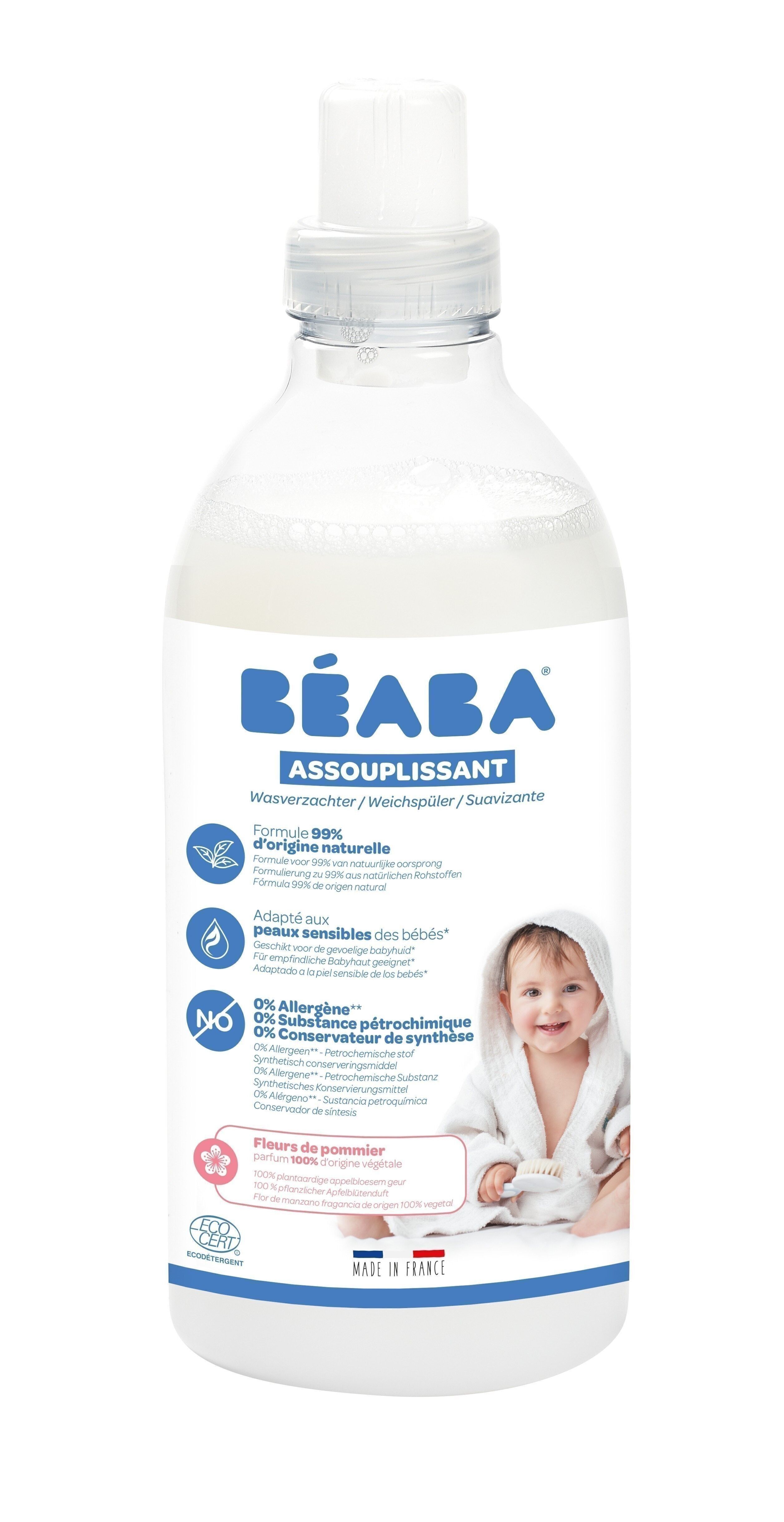 BEABA, Set da 3 - Ammorbidente - fiori di melo - 1 L