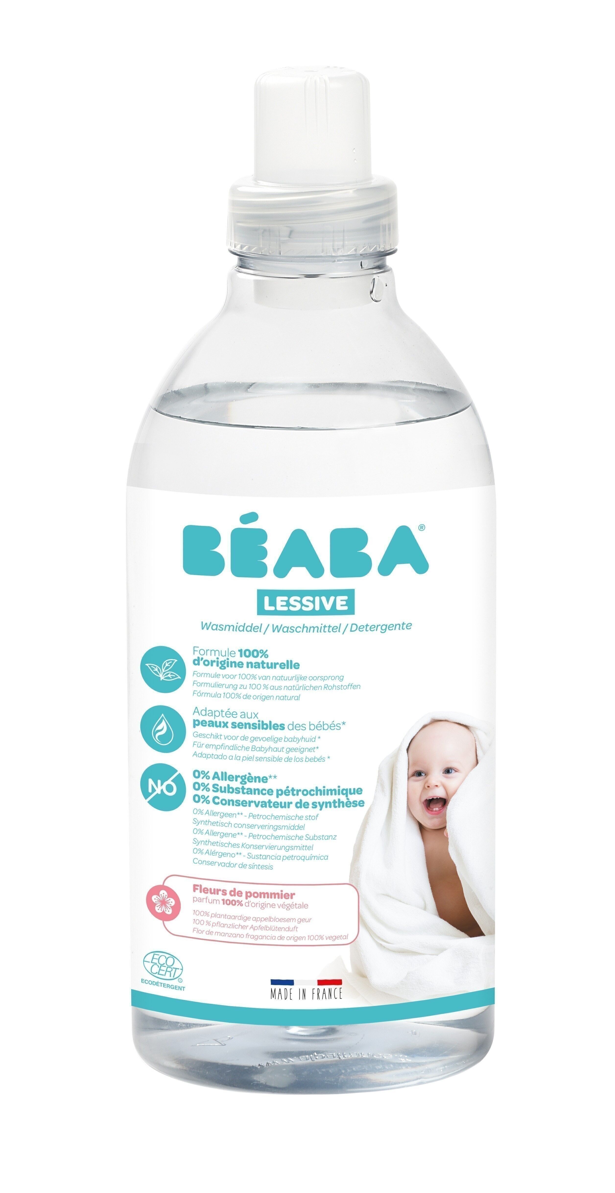 BEABA, Confezione da 3 - Detergente ai fiori di melo - 1 L