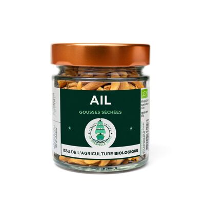 Ail Bio - Gousses séchées - Bocal 90g