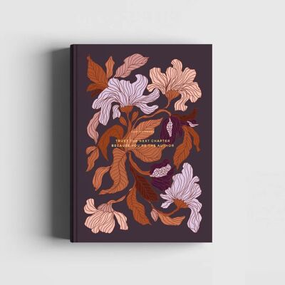 Cozy Flower Notebook – Peach Blossom