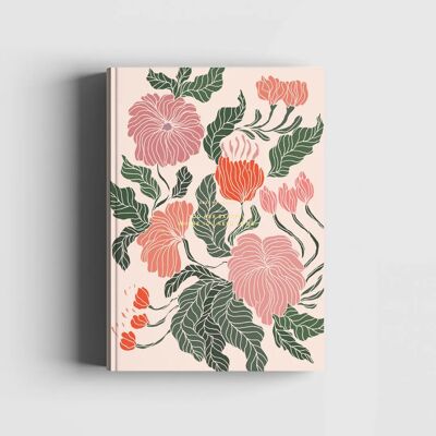 Cozy Flower Notebook – Lirio de la paz